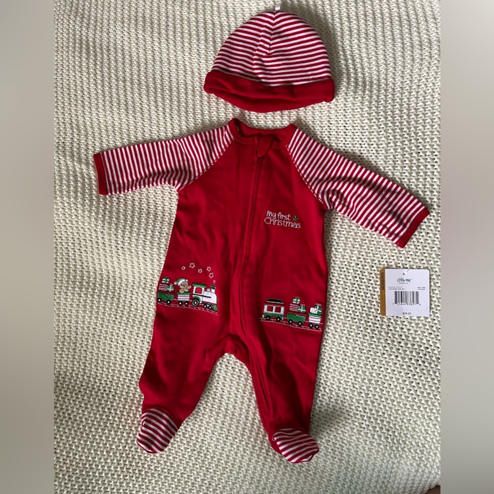 NWT Christmas outfit with hat